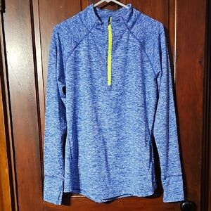 Tangerine Blue Heathered Top